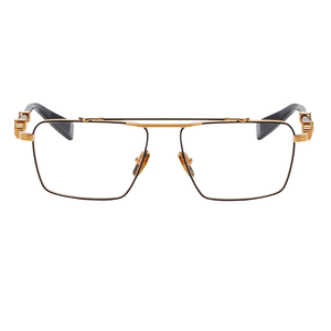 Lente Oftalmico BALMAIN Bpx-149a-56 Unisex Black - Yellow Gold