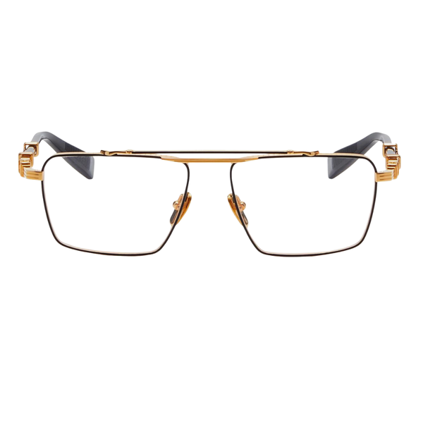 Lente Oftalmico BALMAIN Bpx-149a-56 Unisex Black - Yellow Gold