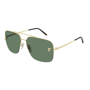 Lente Solar Cartier CT0244S-002 Unisex Verde