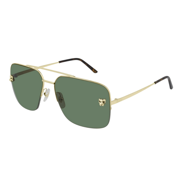 Lente Solar Cartier CT0244S-002 Unisex Verde