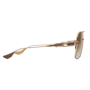 Lente Solar DITA EYEWEAR DTS159-A-05 Unisex Brushed White Gold - Capuccino