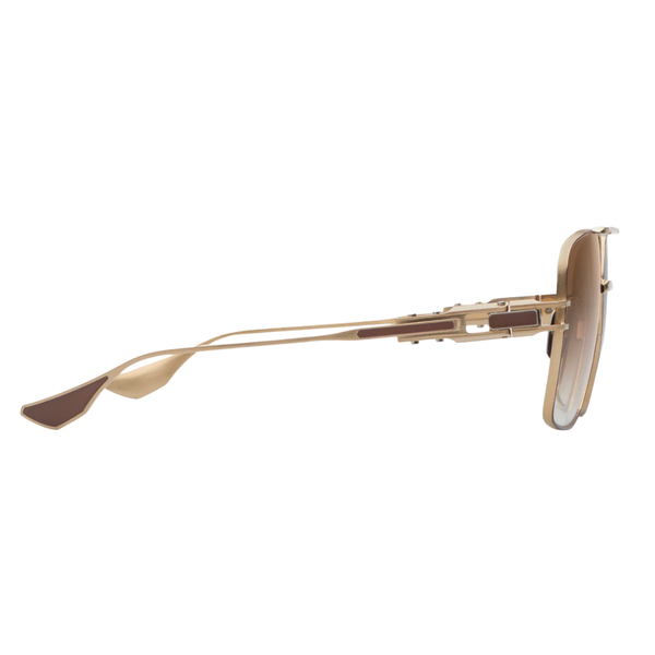 Lente Solar DITA EYEWEAR DTS159-A-05 Unisex Brushed White Gold - Capuccino