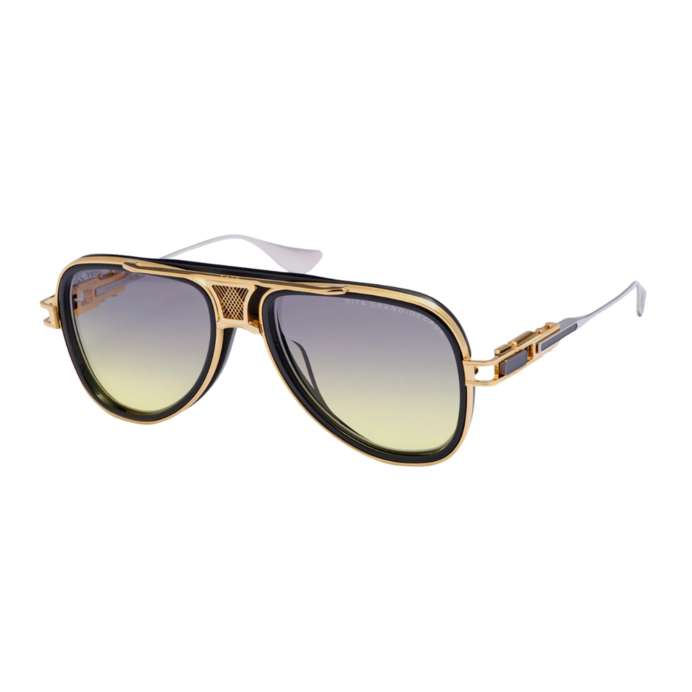 Lente Solar DITA EYEWEAR DTS460-A-01 Unisex Black - Yellow Gold