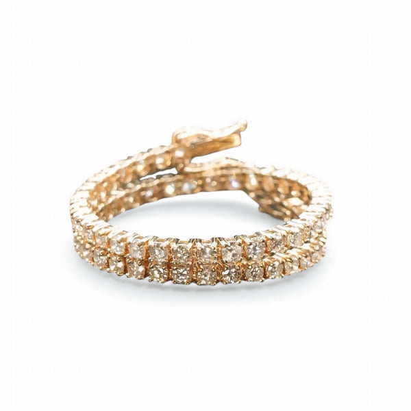 Pulsera Tennis de Diamantes Naturales 4.5ct – Oro 14k (Unisex)